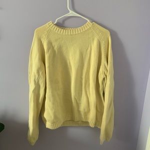 2 for $15! YELLOW LAND’S END KNIT SWEATER